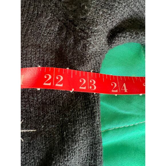 Owl I Want for Christmas Is You Sweater, Owl cardigan holiday Size XL - Picture 5 of 5